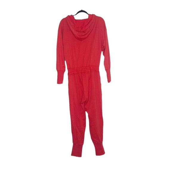 NWT Free People Movement Training Day Jumpsuit Heather Red Size Small - Picture 4 of 7